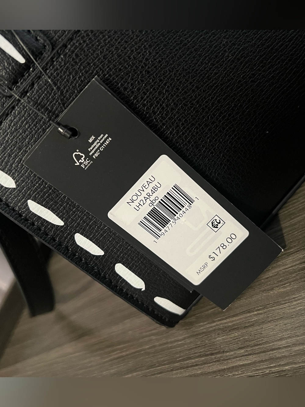Karl Lagerfeld Black and White Logo Bag/Crossbody - Picture 3 of 7